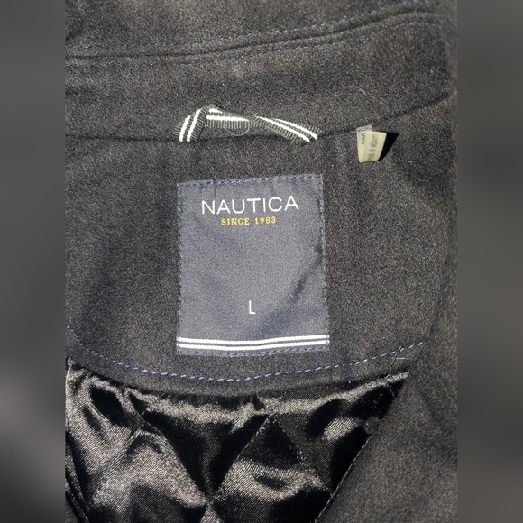Nautica Double Breasted Peacoat Large - Picture 2 of 3